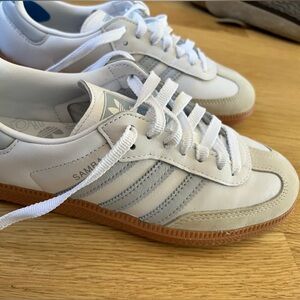 Adidas Samba OG Cloud White Halo Blue 7.5